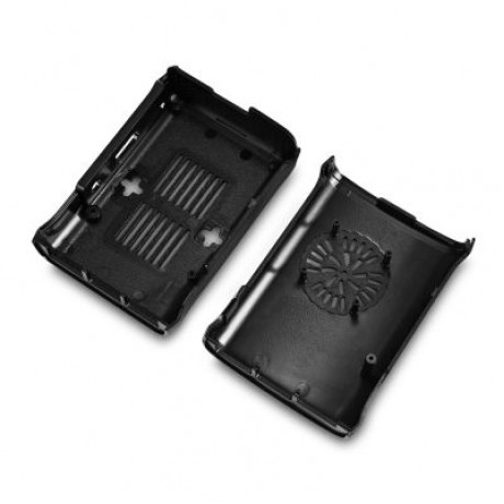 landa tianrui LDTR - WG0075 ABS Enclosure Box   Cooling Fan Kit for Raspberry (BLACK)