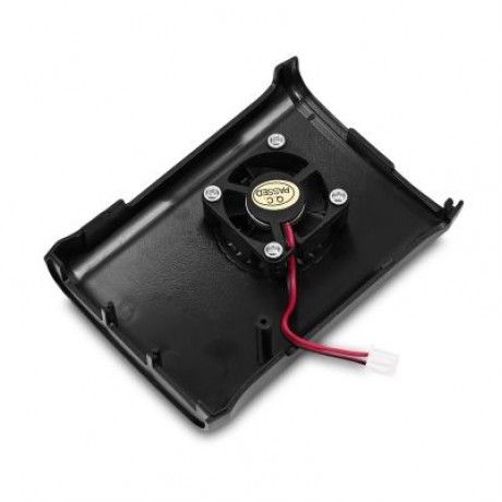 landa tianrui LDTR - WG0075 ABS Enclosure Box   Cooling Fan Kit for Raspberry (BLACK)