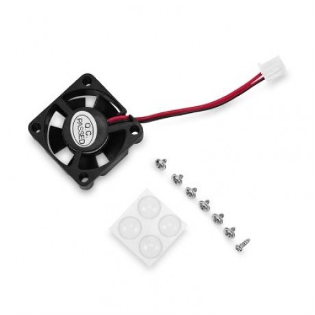 landa tianrui LDTR - WG0075 ABS Enclosure Box   Cooling Fan Kit for Raspberry (BLACK)