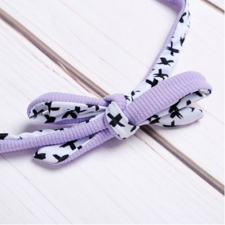 Halter Neck Backless Padded Criss-cross Strap Low Waist Women Bikini Set (LAVENDER BLUE)