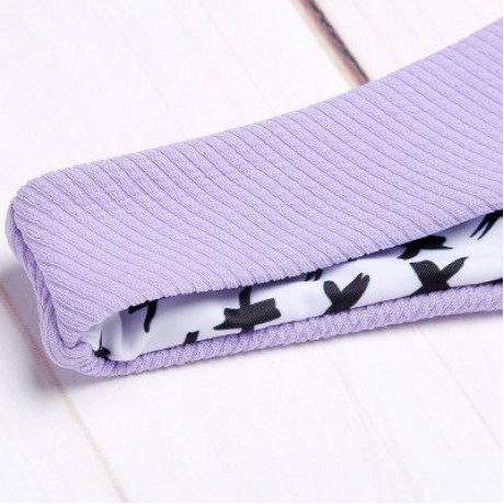 Halter Neck Backless Padded Criss-cross Strap Low Waist Women Bikini Set (LAVENDER BLUE)