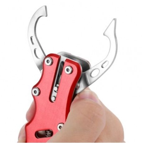 BL - 005 Portable Fish Lip Grabber Gripper Grip Tool Fishing Tackle (RED)
