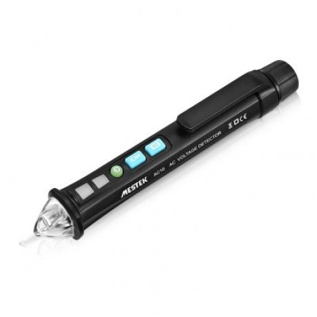 MESTEK AC10 Intelligent Non-contact Voltage Tester Electroscope Detector Indicator  (BLACK