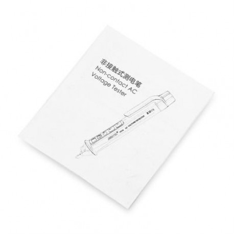 MESTEK AC10 Intelligent Non-contact Voltage Tester Electroscope Detector Indicator  (BLACK