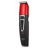 Kemei KM - 1008 Adjustable Cordless Rechargeable Hair Clipper Beard Trimmer (LOVE RED)