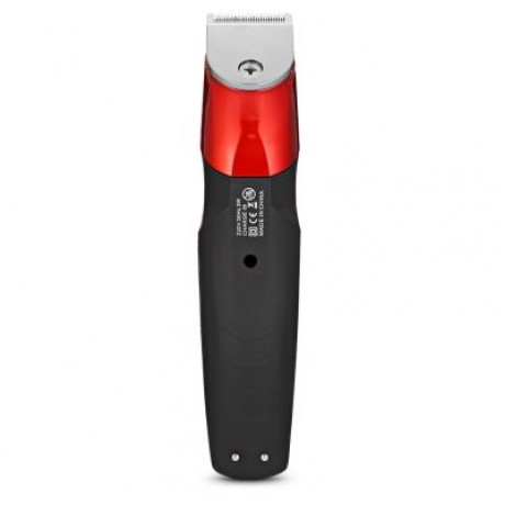 Kemei KM - 1008 Adjustable Cordless Rechargeable Hair Clipper Beard Trimmer (LOVE RED)