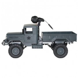 FY001A 1/16 WiFi 0.3MP Brushed Military Truck 2.4G 4WD Off-road Car RTR with Front Light (