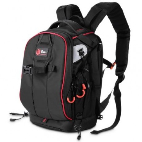 Eirmai EMB - D2310 DSLR Photography Backpack for Camera (BLACK AND RED)