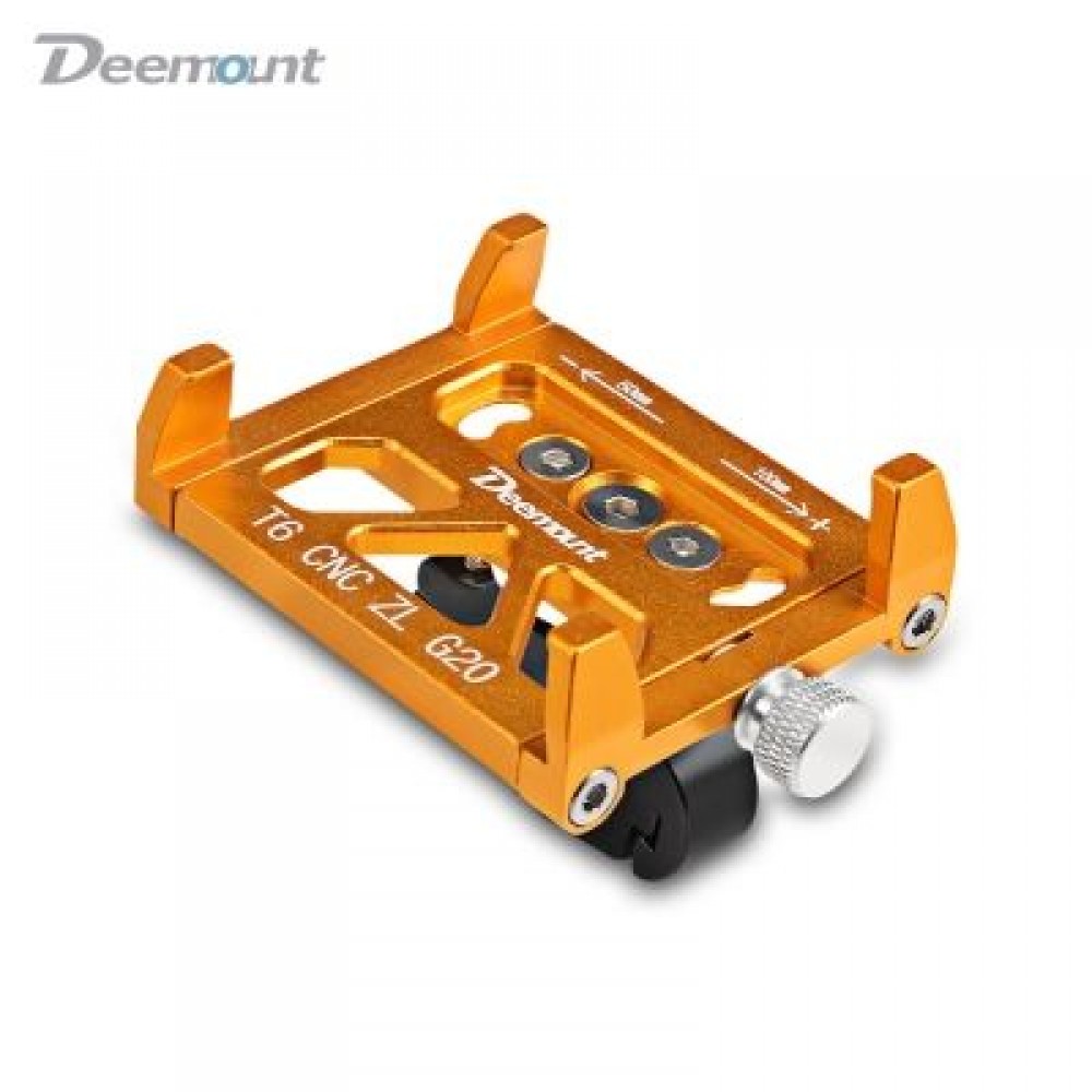 Deemount Universal Aluminum Alloy Motorcycle / Bicycle Phone Mount Holder (GOLD)