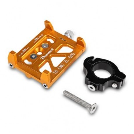 Deemount Universal Aluminum Alloy Motorcycle / Bicycle Phone Mount Holder (GOLD)