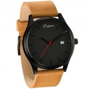 Lvpai P066 Men's Fashion Casual Leather Wrist Watch (MULTI-C)
