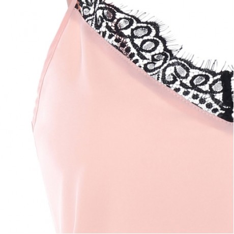 Spaghetti Strap Lace Embellished Top (LIGHT PINK)