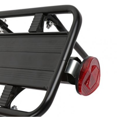 Deemount Bike Cycling Rear Carrier Shelves Quick Release Pannier Rack Seat (BLACK)