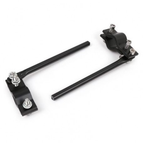 Deemount Bike Cycling Rear Carrier Shelves Quick Release Pannier Rack Seat (BLACK)