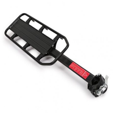 Deemount Bike Cycling Rear Carrier Shelves Quick Release Pannier Rack Seat (BLACK)