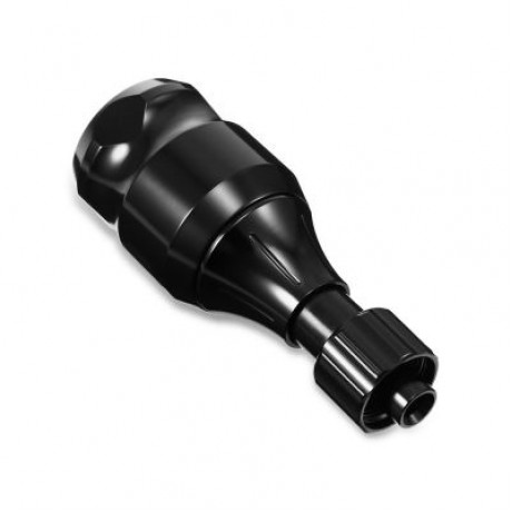 gustala 32MM Carved Adjustable Space Aluminum Tattoo Grip for Machine Needles (BLACK)