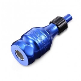 gustala 32MM Carved Adjustable Space Aluminum Tattoo Grip for Machine Needles (BLUE ORCHID