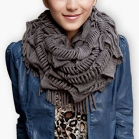 GORGEOUS IRREGULAR GEOMETRIC AND STRIPE DESIGN NECK WARMER FOR WOMEN (COLOR ASSORTED)