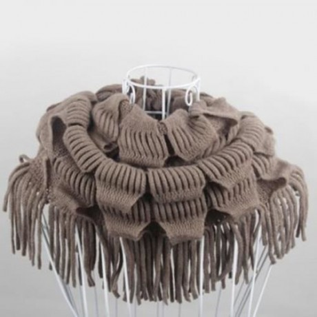 GORGEOUS IRREGULAR GEOMETRIC AND STRIPE DESIGN NECK WARMER FOR WOMEN (COLOR ASSORTED)