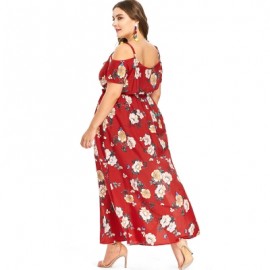 Plus Size Cami Empire Waist Dress (RED)