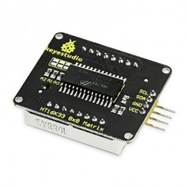 Keyestudio HT16K33 I2C 8 x 8 LED Dot Matrix Module for Arduino (BLACK)