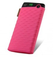 CAGER S13 10000MAH DUAL USB OUTPUTS DESIGN PORTABLE MOBILE POWER BANK (ROSE MADDER)