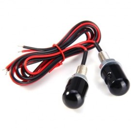 2PCS 12V SMD 3528 CAR MOTORCYCLE LICENSE PLATE SCREW BOLT LAMP WITH WHITE LIGHT