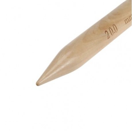 Professional 20mm Bamboo Circular Knitting Needle (BEIGE WOOD)