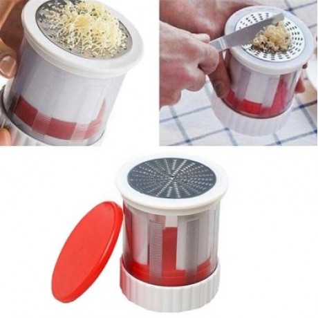 Stainless Steel Cheese Grater Chocolate Butter Cutter (WHITE)