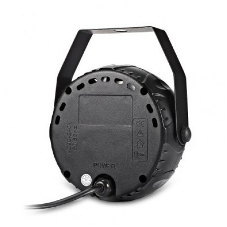 ZP005 - M RGB 6 LEDs Par Light with Remote Control for Stage Party (BLACK)