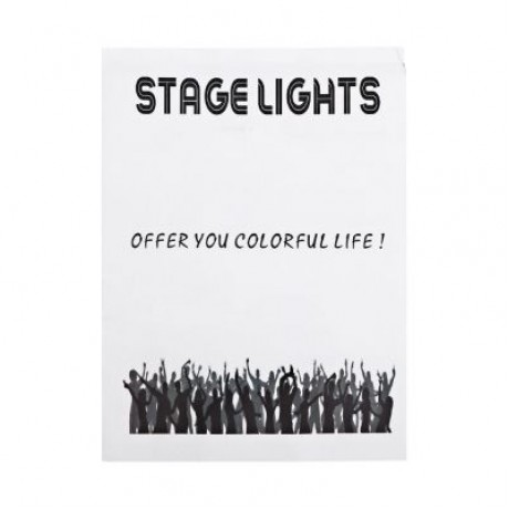 ZP005 - M RGB 6 LEDs Par Light with Remote Control for Stage Party (BLACK)