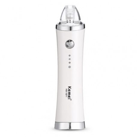 Kemei KM - 1871 7 in 1 Blackhead Vacuum Cleaner Beauty Suction Acne Removal Face Care (WHI