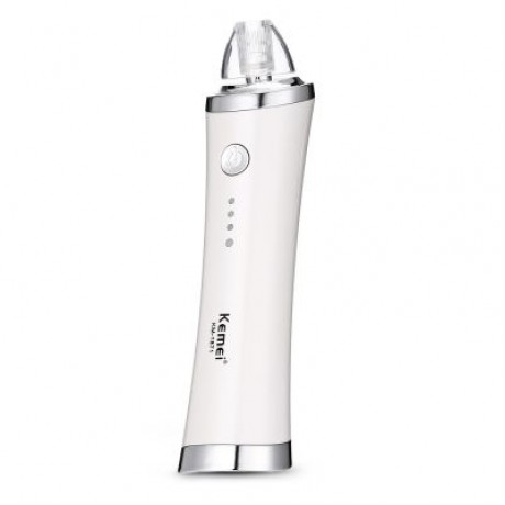Kemei KM - 1871 7 in 1 Blackhead Vacuum Cleaner Beauty Suction Acne Removal Face Care (WHI