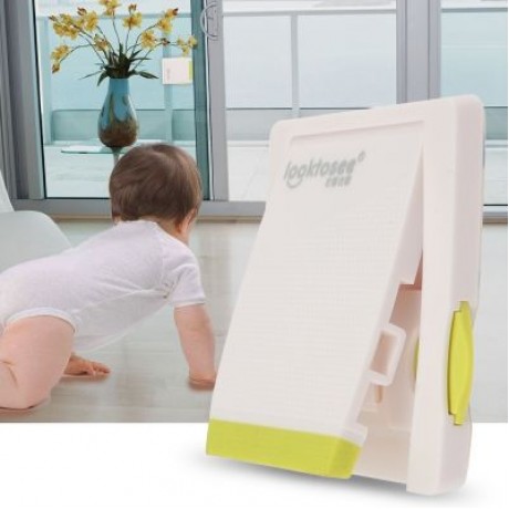 Looktosee Children Baby Safety Lock for Shifting Door Sliding Windows (GREEN)