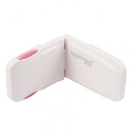 LOOKTOSEE BABY SAFETY LOCK DRAWER CABINET SECURITY BUCKLE (PINK)