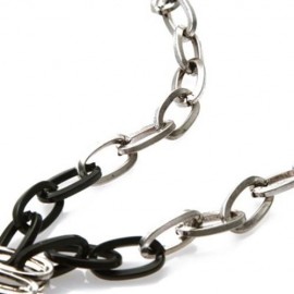 PUNK STYLE TRIANGLE SHAPE PENDANT NECKLACE FOR WOMEN (COFFEE)