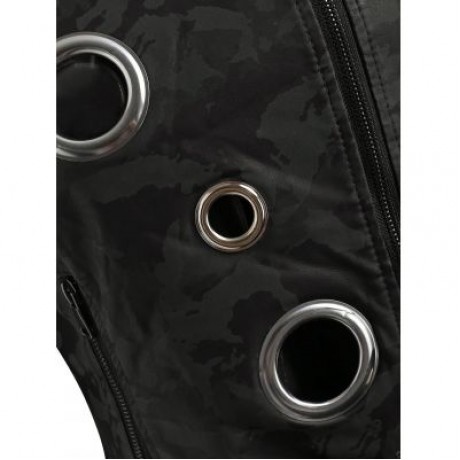Oblique Zipper Ring Faux Leather Jacket (ACU CAMOUFLAGE)