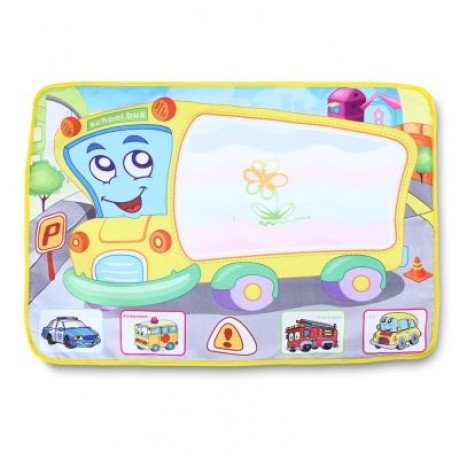 6228 - 4 Children's Large Magic Cartoon Water Canvas Drawing Mat  (MULTI)