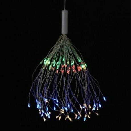 LH - BOM - YHD120M 120 LEDs Hanging Starburst Light with Remote Control (Multicolor) (MULT