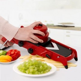 Multifunctional Fruit Vegetable Cutter Food Shredder (LOVE RED)