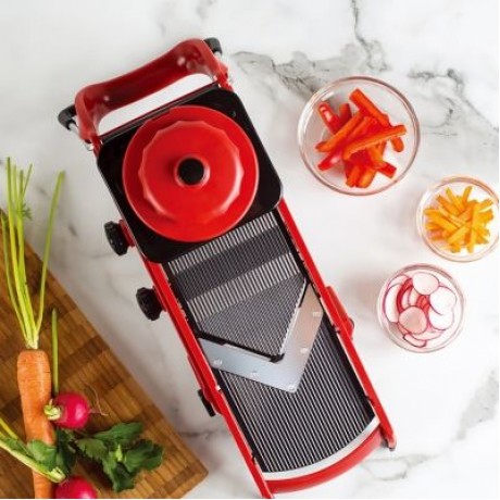 Multifunctional Fruit Vegetable Cutter Food Shredder (LOVE RED)