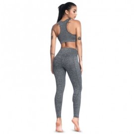High Waist Skinny Solid Color Elastic Women Yoga Pants (LIGHT SLATE GRAY)