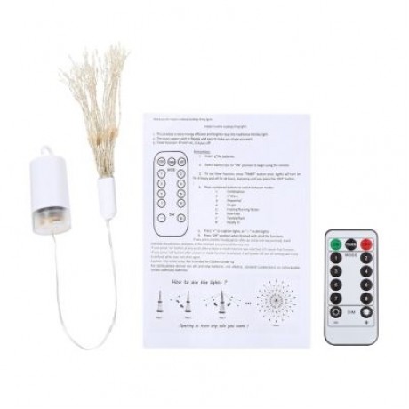 LH - BOM - YHD198M 198 LEDs Hanging Starburst Light with Remote Control (MULTI)