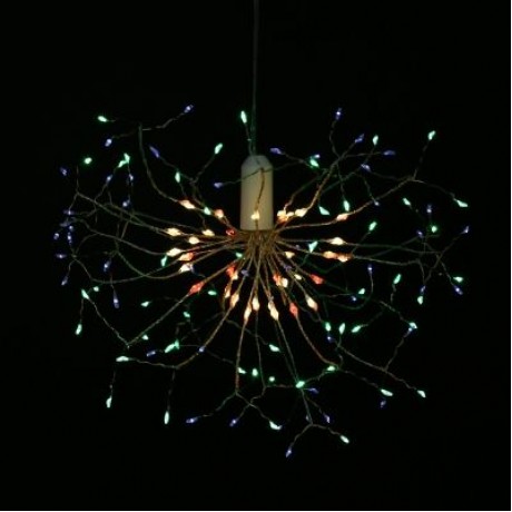 LH - BOM - YHD198M 198 LEDs Hanging Starburst Light with Remote Control (MULTI)