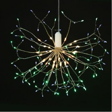 LH - BOM - YHD198M 198 LEDs Hanging Starburst Light with Remote Control (MULTI)