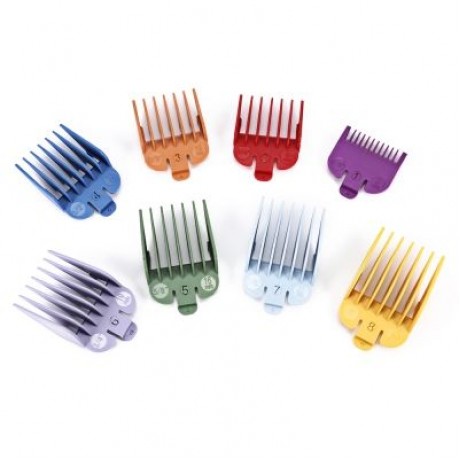 gustala 8pcs Guide Comb 3 / 6 / 10 / 13 / 16 / 19 / 22 / 25mm Hair Clipper Accessories (MU