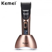 Kemei KM - 7500 Electric Hair Clipper Rechargeable LCD Cordless Adjustable Trimmer Kit (CH