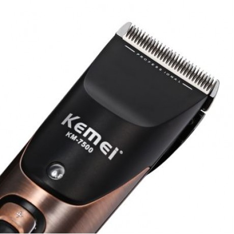 Kemei KM - 7500 Electric Hair Clipper Rechargeable LCD Cordless Adjustable Trimmer Kit (CH