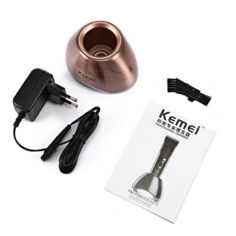 Kemei KM - 7500 Electric Hair Clipper Rechargeable LCD Cordless Adjustable Trimmer Kit (CH