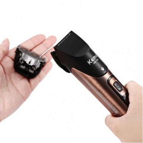 Kemei KM - 7500 Electric Hair Clipper Rechargeable LCD Cordless Adjustable Trimmer Kit (CH
